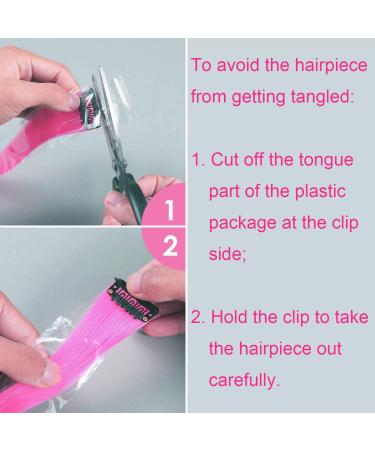 40Pcs 21-inch Colored Hair Extensions for Girls, Women, and Kids - Colorful Clips in 20 Shades - Buy Online on GoSupps.com