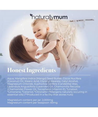 NaturallyMum Magnesium Body Lotion Bundle for Mum and Kids | Support for Sleep Heart Bone Nerve Gut and Muscle Health | Adult Lavender | Kids Lavender & Chamomile | 2 x 4 fl oz - Buy Online on GoSupps.com