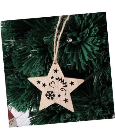 Zerodeko 10 Pcs Wood Crafts Wood Disc Ornaments Christmas Hanging Plaque Car Decorations Embellishments Christmas Decorations Natural Wood Slices Platinum Bamboo Christmas Tree - Buy Online on GoSupps.com