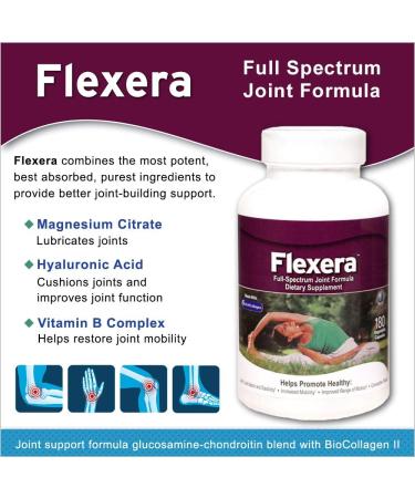 World Nutrition Flexera Joint Supplements - 180 Capsules - Buy Online on GoSupps.com