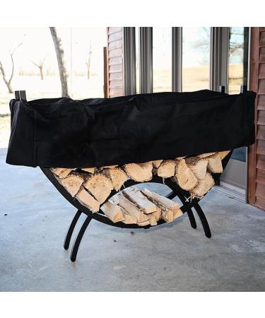 Montesy Upgrade Firewood Log Rack Cover 2100D Oxford Heavy Duty Waterproof Outdoor- For Cover For Protect Black - Buy Online on GoSupps.com