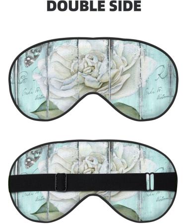 Vintage Rose1 Adjustable Double-Sided Sleep Mask | Soft Eye Covers for Perfect Shading & Reduced Eye Edema | International Shipping Available - Buy Online on GoSupps.com