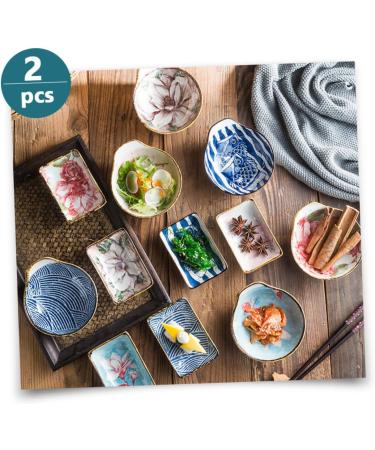 ABOOFAN 4 Pcs Sauce Bowl Ice Cream Dishes Mini Porcelain Bowls Trays for Food Serving Cookie Container Dessert Dish Ceramic Dipping Dishes Pottery Dip Bowls Ceramics Sushi Ceramic Plate - Buy Online on GoSupps.com