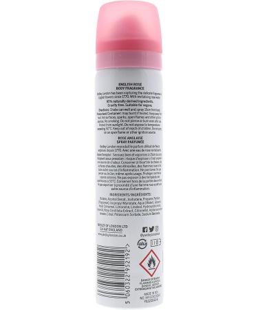 Yardley London Women Deodorant Body Spray English Rose 2.5oz - Long Lasting Fragrance (1 Pack) - Buy Online on GoSupps.com