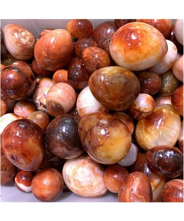 Crystal Natural high qualiy Crystals Stones red Agate Palm Carnelian Stones Shaped 1pc 1pcs Around60-90mm - Buy Online on GoSupps.com