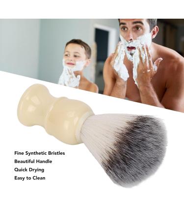 Sonew Bare Soap Brush for Men - Synthetic Razor & Beard Brush Set - Fine Bristles for Home Salon - 2 Pieces - Buy Online on GoSupps.com
