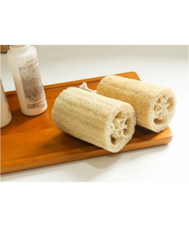 4 Pack Exfoliating Natural Loofah Bath Body Shower Sponge Scrubber - Premium Quality Luffa for Men and Women - Buy Online on GoSupps.com