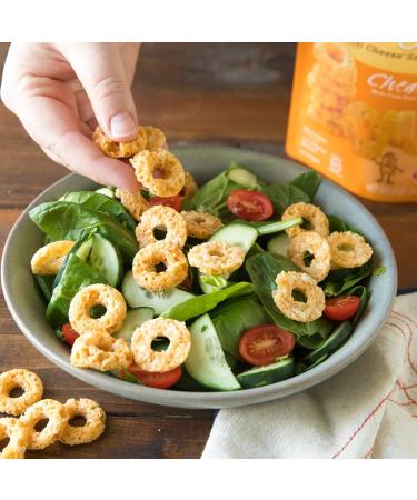 Sonoma Creamery Cheese O's 2 Flavor Variety Pack - Cheddar and Parmesan, 1 Ounce (Pack of 6) - Buy Online on GoSupps.com