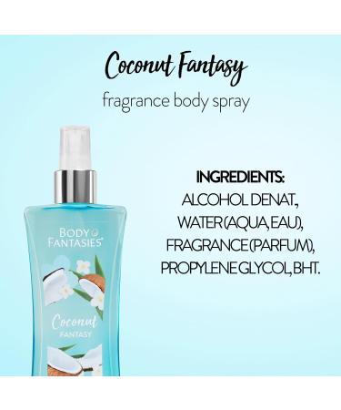 Body Fantasies Coconut Fantasy for Women - 8 oz Body Spray - Buy Online on GoSupps.com