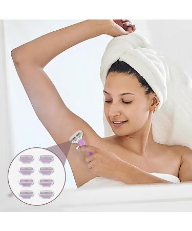  meukcez Venus 8-Pack Women's Replacement Razor Blades with 3-Blade System Moisture Strips for a Smooth Shave  - Buy Online on GoSupps.com