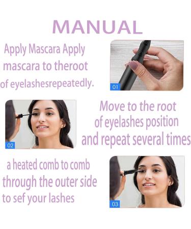 Shop Heated Eyelash Curlers - Rechargeable 2-in-1 Clip-Type & Comb Curler 3 Temperature Modes - Perfect for International Shipping - Buy Online on GoSupps.com