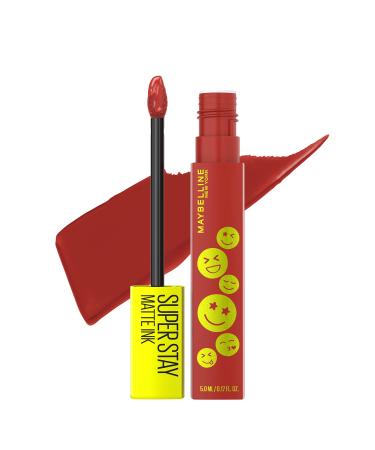 Maybelline Super Stay Matte Ink Liquid Lip Color  Moodmakers Lipstick Collection  Long Lasting  Transfer Proof Lip Makeup  Harmonizer  Red Brown  1 Count 455 HARMONIZER 0.17 Fl Oz (Pack of 1) 1 COUNT - Buy Online on GoSupps.com