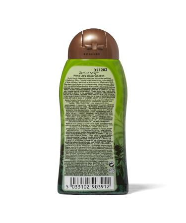 Zero to Sexy Hemp Ultra Bronzing Tanning Lotion - Fast Acting Tan Enhancer - Buy Online on GoSupps.com
