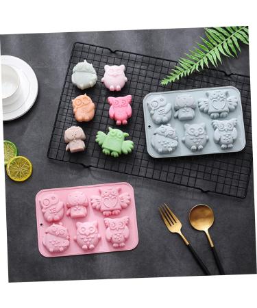 Alipis 4 Pcs Baking Cake Mold Cookie Molds Cake Baking Mold Owl Cake Mold Owl Candy Cupcake 19.9x13.8cmx2pcs Pinkx2pcs - Buy Online on GoSupps.com