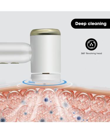 Facial Cleansing Brush Electric USB Rechargeable Face Brush with IPX6 Waterproof 3 Speed Levels 6 Exfoliating Brush Heads LCD Display 360 Rotating Facial Brush for Facial Cleaning - Buy Online on GoSupps.com
