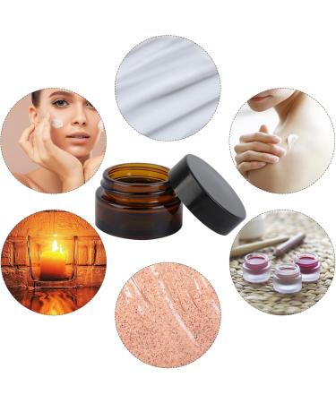 15 Stk 20ml Amber Glass Cream Cans Empty Canisters for Easy Filling | International Shipping Available - Buy Online on GoSupps.com