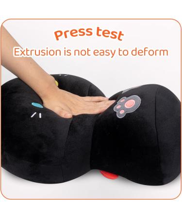 Mewaii 8 Soft Cat Mushroom Plushie Stuffed Animal Pillow Toy - Black Cat 8 Inch - Buy Online on GoSupps.com