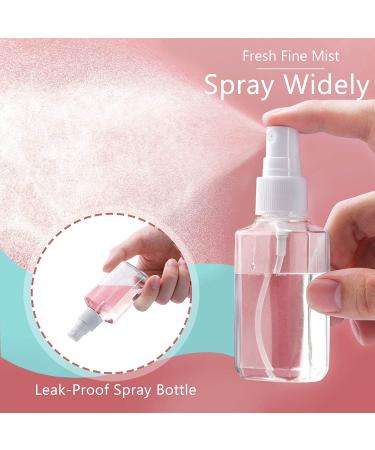 24 Pcs HULISEN Travel Spray Bottles 2oz - Fine Mist, Leak-proof, Refillable - Ideal for Baby Showers - Buy Online on GoSupps.com