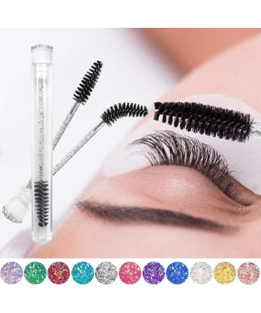 5Pcs Lashes Mascara Brush Spoolies Eyebrow Stick With Tube Fashion Book - Buy Online on GoSupps.com