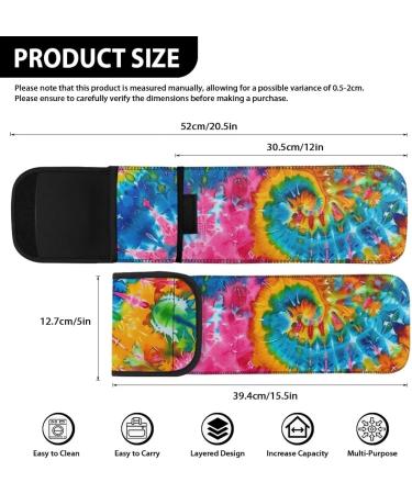 Buy Tie Dye Print Heat-Resistant Hair Flat Iron Case & Curling Iron Holder Bag - Ideal Organizer for Hair Tools - International Shipping Available - Buy Online on GoSupps.com