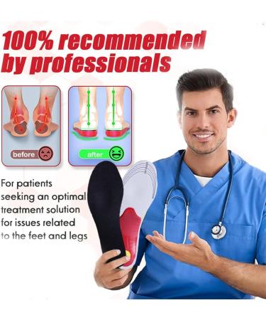 Buy Titanium Ion Arch Correction Insoles - Supportive Anti-Slip Foot Pain Relief for Sports & Fitness (US 5-10) - New 2024 - Buy Online on GoSupps.com