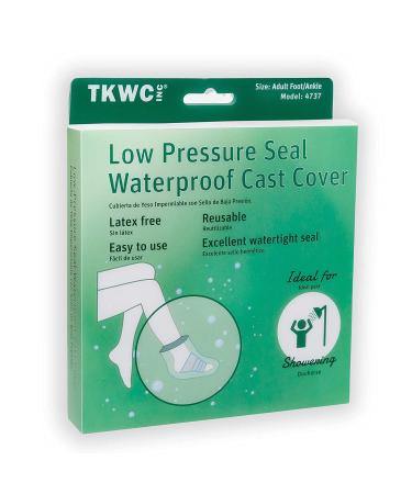 Low Pressure Seal Foot & Ankle Cast Cover for Shower by TKWC Inc #4737 - Buy Online on GoSupps.com