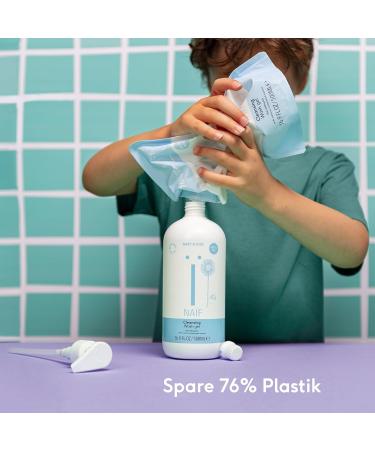 Na f Cleansing Shower Gel Refill 500ml - 100% Vegan Natural Ingredients - Eco-Friendly Skincare - Buy Online on GoSupps.com