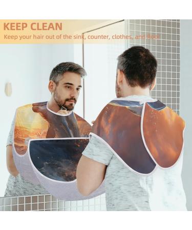 Buy Animal Dolphin Sunset Beard Bib Apron - Best Beard Hair Catcher for Men | Perfect Father's Day & Christmas Gift for Dad or Husband - Buy Online on GoSupps.com