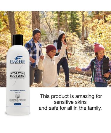 Sensitive Skin Body Wash 16 oz | Paraben & Sulfate Free | Hypoallergenic Cucumber Cleanser | Vegan & Gluten Free | Ideal for Delicate Skin - Buy Online on GoSupps.com