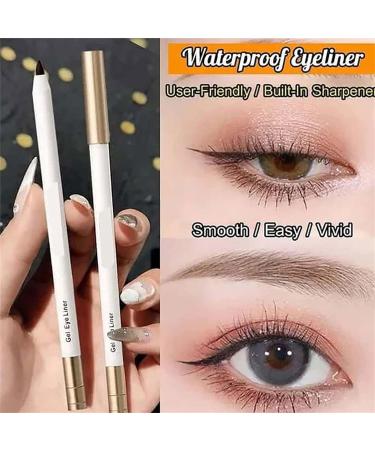 RENTANAC Ripobserve Eyeliner Eye Line Waterproof Eye Pencil Non-Smudging Waterproof Long-Lasting Eyeliner Pencil Extra Fine Eyeliner With Sharpener Matte Eyeliner Waterproof 2pc B - Buy Online on GoSupps.com
