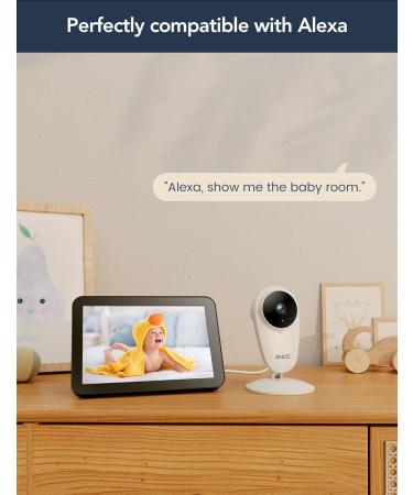 GNCC 1080P Baby Monitor - Night Vision, Motion Detection, Two-Way Audio - Works with Alexa - SD&Cloud Storage - C1 C1pro - Buy Online on GoSupps.com