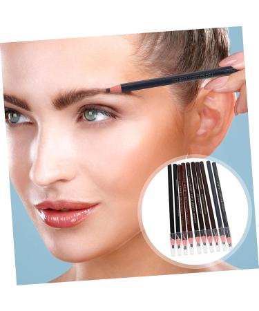 WOONEKY 10pcs Eyebrow Pencil Eye Brow Pencils for Women Peel- off Pencil Black Pencils Makeup Pencils Paper - Buy Online on GoSupps.com