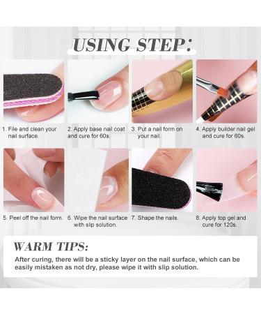 SAVILAND Builder Nail Gel Kit - 3 PCS Hard Gel for Nail Extension & Repair | Large Capacity Clear Light Pink & Milky White | Soak-off UV Gel & Nail Brush Included - Perfect for Salon Use - Buy Online on GoSupps.com