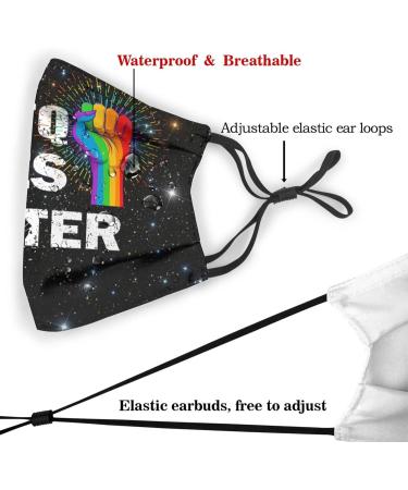 Face Masks Skin Care LGBTQ Lives Matter Safety Masks for College Christmas Gifts - Buy Online on GoSupps.com