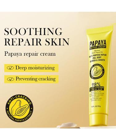 Crsetmyth Papaya Whitening Cream for Frozen Cracked and Moisturizing Skin Care for AntiDrying 2 Pack - Buy Online on GoSupps.com