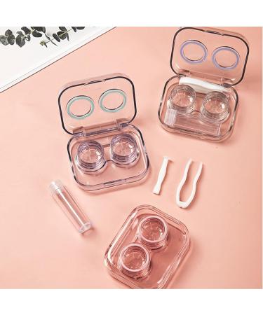 Bantre 4-Piece Transparent Contact Lens Containers - Portable Travel-Friendly & Ideal for Home Use - Buy Online on GoSupps.com