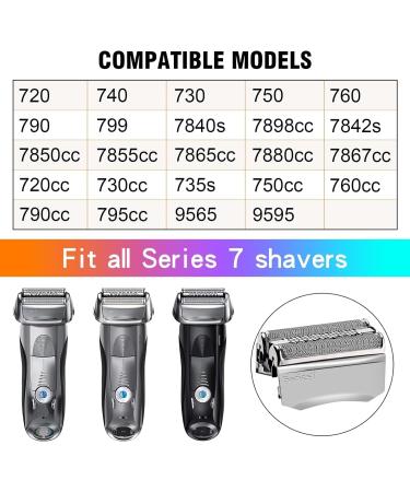Buy Series 7 70S Replacement Head Electrorasiser Blade Compatible with Braun 720cc 730cc 735S 750cc 760cc 790cc 795cc - Fast International Shipping - Buy Online on GoSupps.com