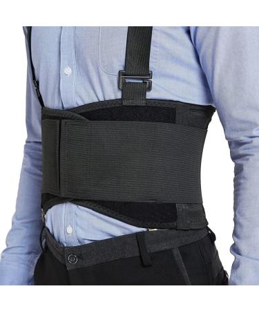 Adjustable Waist Support Belt | Industrial Back Support for Weight Lifting | Medical Lumbar Spine Relief | Shoulder Straps | Pain Relief & Comfort - Buy Online on GoSupps.com