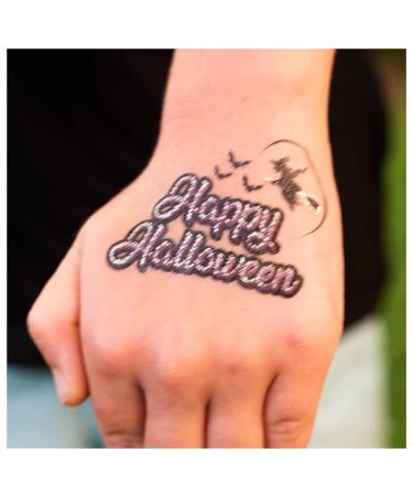24 Halloween Temporary Tattoos- Jack O Lanterns, Witches, Monsters- Individually Wrapped Metallic Tattoos for Kids - Perfect for Party Favors, Gift Bags, Trick or Treat Prizes - Buy Online on GoSupps.com