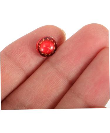 TEHAUX 100 pcs 12 Glass football jewelry making beads bra earring making flatback charms for jewelry making Charm charm zodiac charms for jewelry making round key chain sweater - Buy Online on GoSupps.com