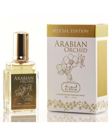 Maison d'Orient ARABIAN ORCHID 30 mL Spray Cologne Travel Size Perfume for Women - Perfumes Arabes Para Mujeres y Hombres Inspired by allure of Morocco's Casablanca