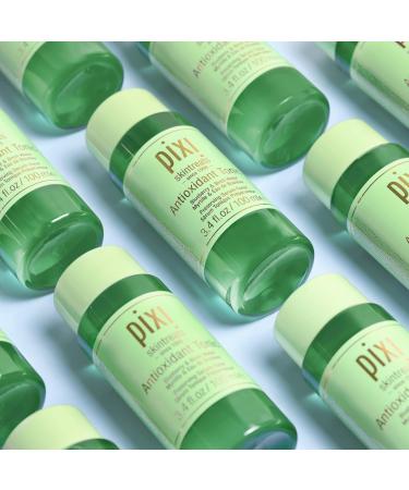 Pixi Antioxidant Tonic | Alcohol-Free Hydrating Multi-Tasking Formula with 3 Facial Skin Care Products in 1 | Face Toner Essence and Serum in One Step | 100mL Travel Size Skincare - Buy Online on GoSupps.com
