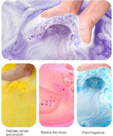 Shower Tablets for Night Time Gifts for Women Stress Relief Pink Interior for Relaxed Women - Buy Online on GoSupps.com