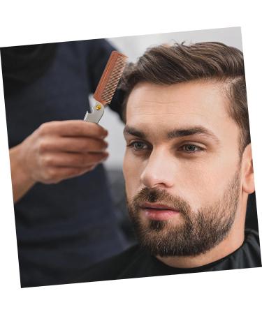 HONMEET Foldable Beard Brush Bottle Opener Beard Shaping Tools For Men Stylish Mens Beard - Buy Online on GoSupps.com