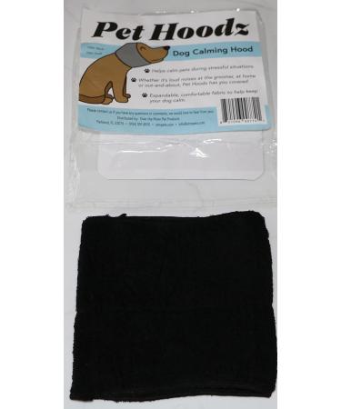 XL Black Pet Hoodz for Dogs | Calming Hood Ear Protection & Fur Care | Anxiety Relief & Comfort - Buy Online on GoSupps.com