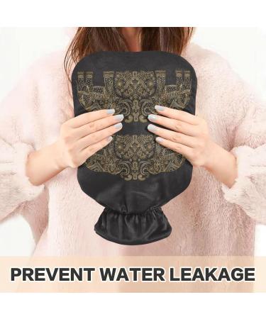 Naanle African Elephant Hot Water Bottle | 1L Transparent Heat Bottle for Warm & Cold Therapy | Ideal for Pain Relief for Hands Feet & Bed - Buy Online on GoSupps.com