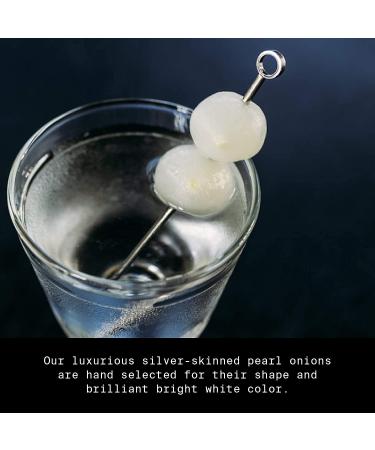 Filthy Onions - Premium Cocktail Garnish | Non-GMO, Vegan & Gluten-Free | 24 Individually Wrapped Skinned Pearl Onions - Buy Online on GoSupps.com