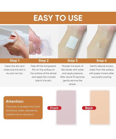 Invisible Waterproof Tattoo Cover Up Tape for Scars & Tattoos - 12Pcs - Buy Online on GoSupps.com