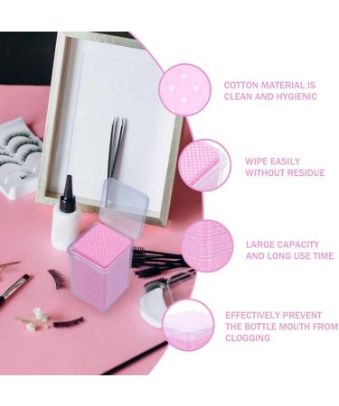 FOMIYES 600Pcs Lint Glue Wipes for Eyelash Extension & Nail Polish | Pink Cleaning Supplies - Buy Online on GoSupps.com