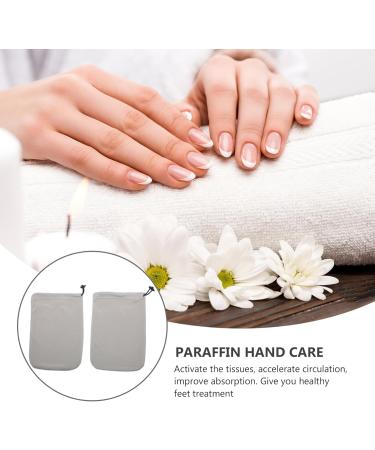 FOMIYES Paraffin Wax Mittens Wax Hand Covers Paraffin Wax Hand Covers Hand Treatment Mittens Wax Warmer Paraffin for Women Grey - Buy Online on GoSupps.com
